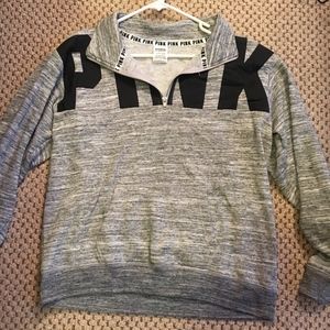 VS Pink Quarter-Zip Pullover